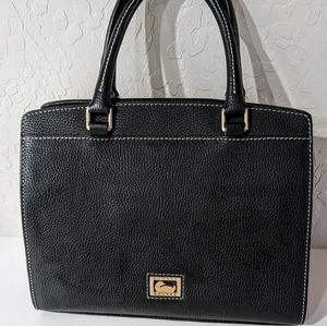 Vintage Dooney & Bourke Blair bag pebble grain black leather